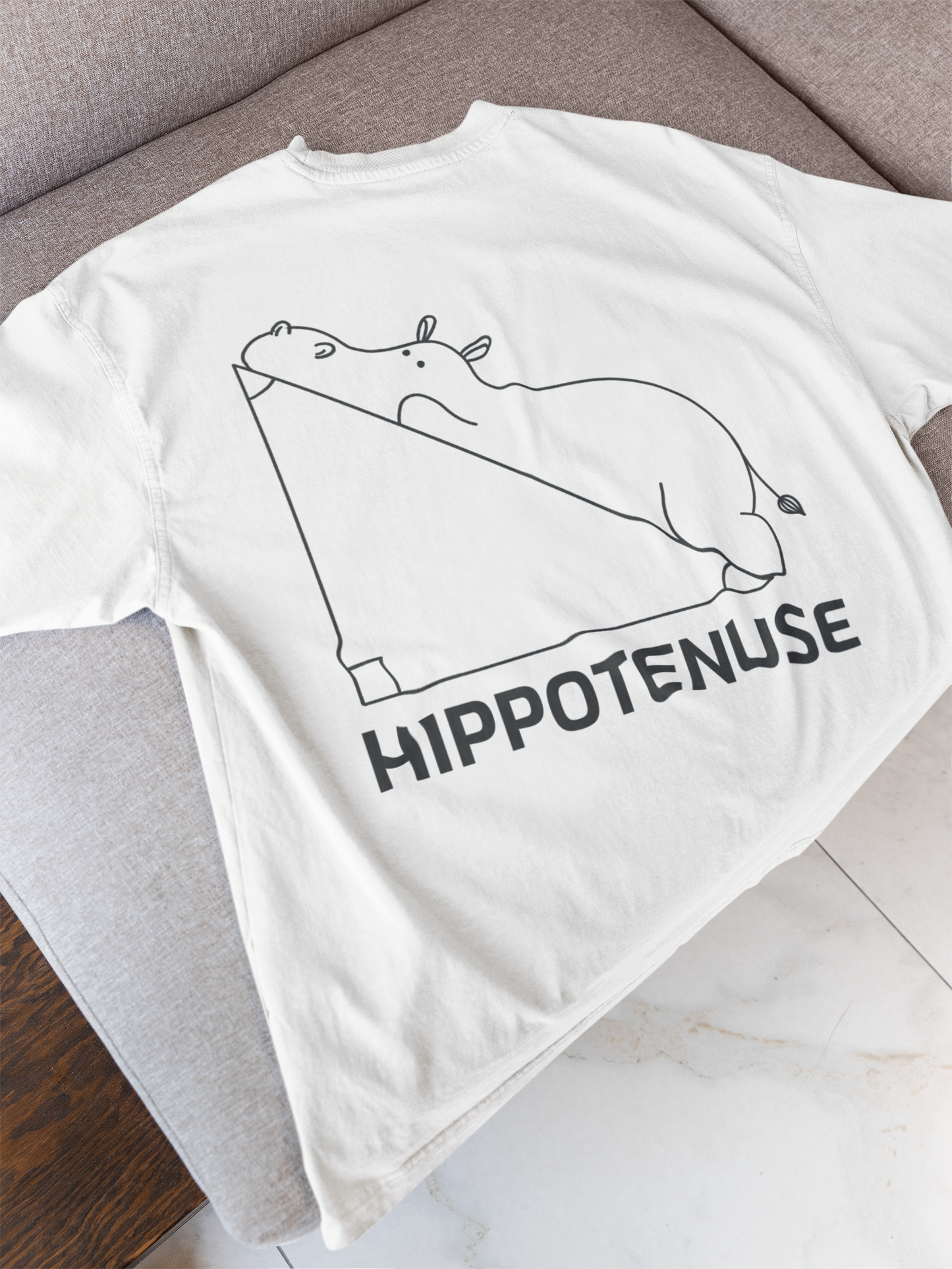 HIPPO HYPOTENUSE OVERSIZED TEE
