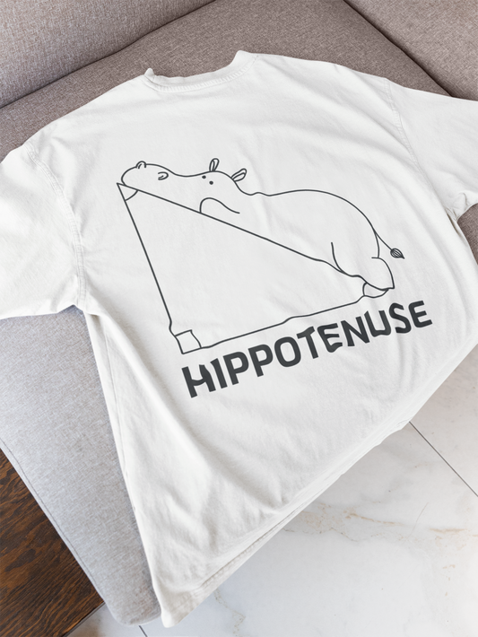 HIPPO HYPOTENUSE OVERSIZED TEE