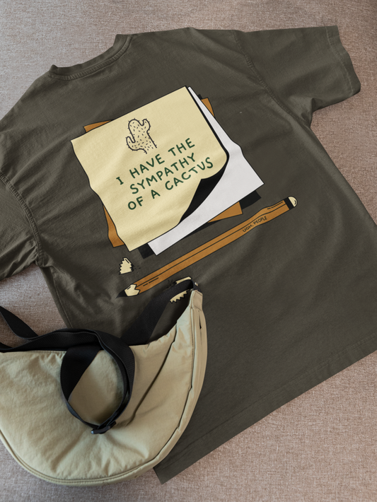 CACTUS SYMPATHY OVERSIZED TEE